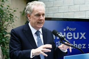 Le chef du PLQ et premier ministre, Jean Charest.