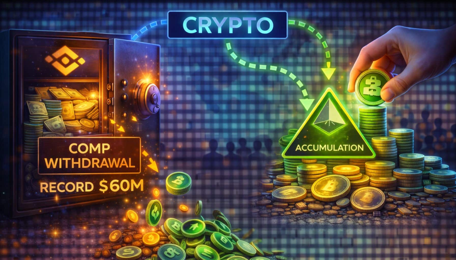 Narratif d'Accumulateur de Cryptomonnaies : Les Retraits Records de COMP sur Binance Suscitent l'Enthousiasme.