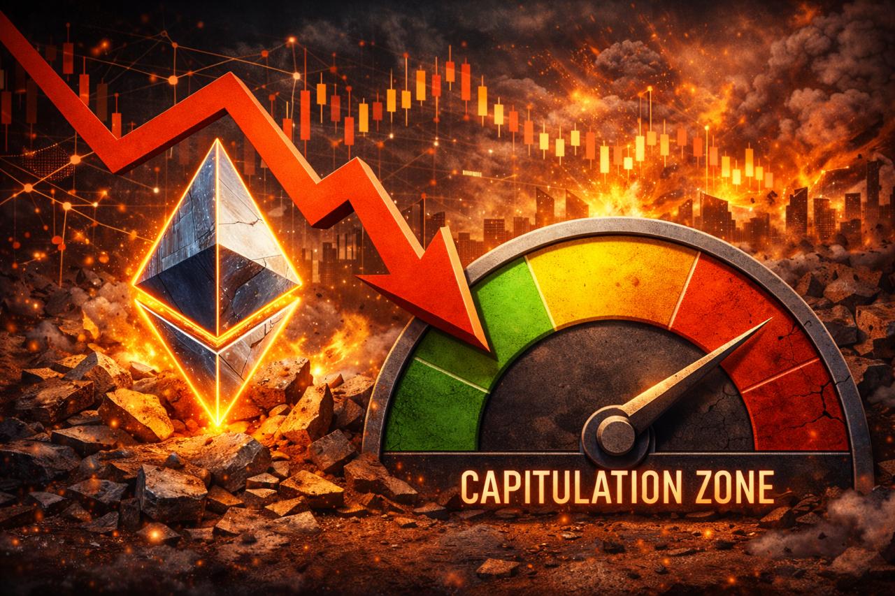 Ethereum sur le point d’atteindre une zone de capitulation majeure — Les indicateurs on-chain suggèrent un changement imminent.