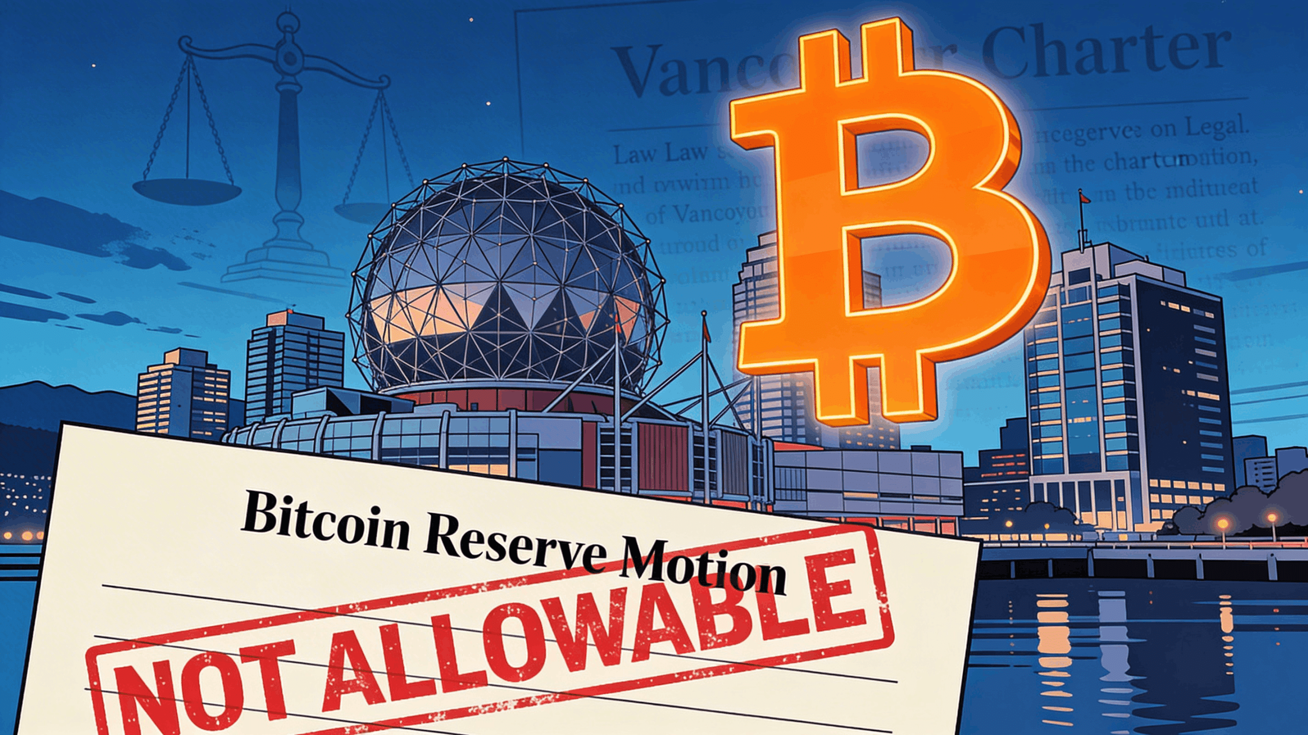 Le rêve de réserve de Bitcoin du maire de Vancouver face à un mur juridique