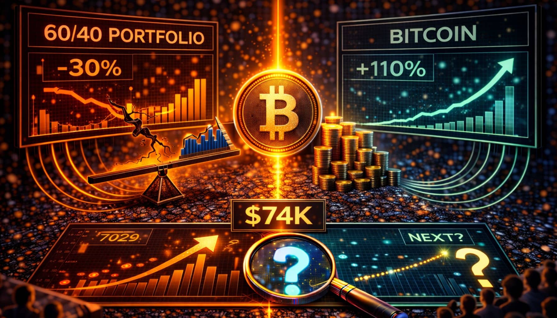 Le portefeuille 60/40 échoue encore : le Bitcoin, un remède inattendu ?