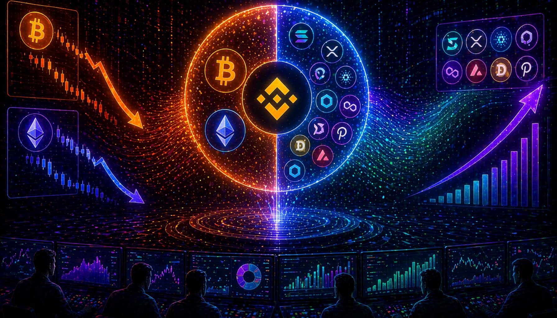 Les Altcoins Captent Désormais 50 % du Volume de Trading de Binance : La Liquidité S’éclipse au Profit de BTC et ETH.