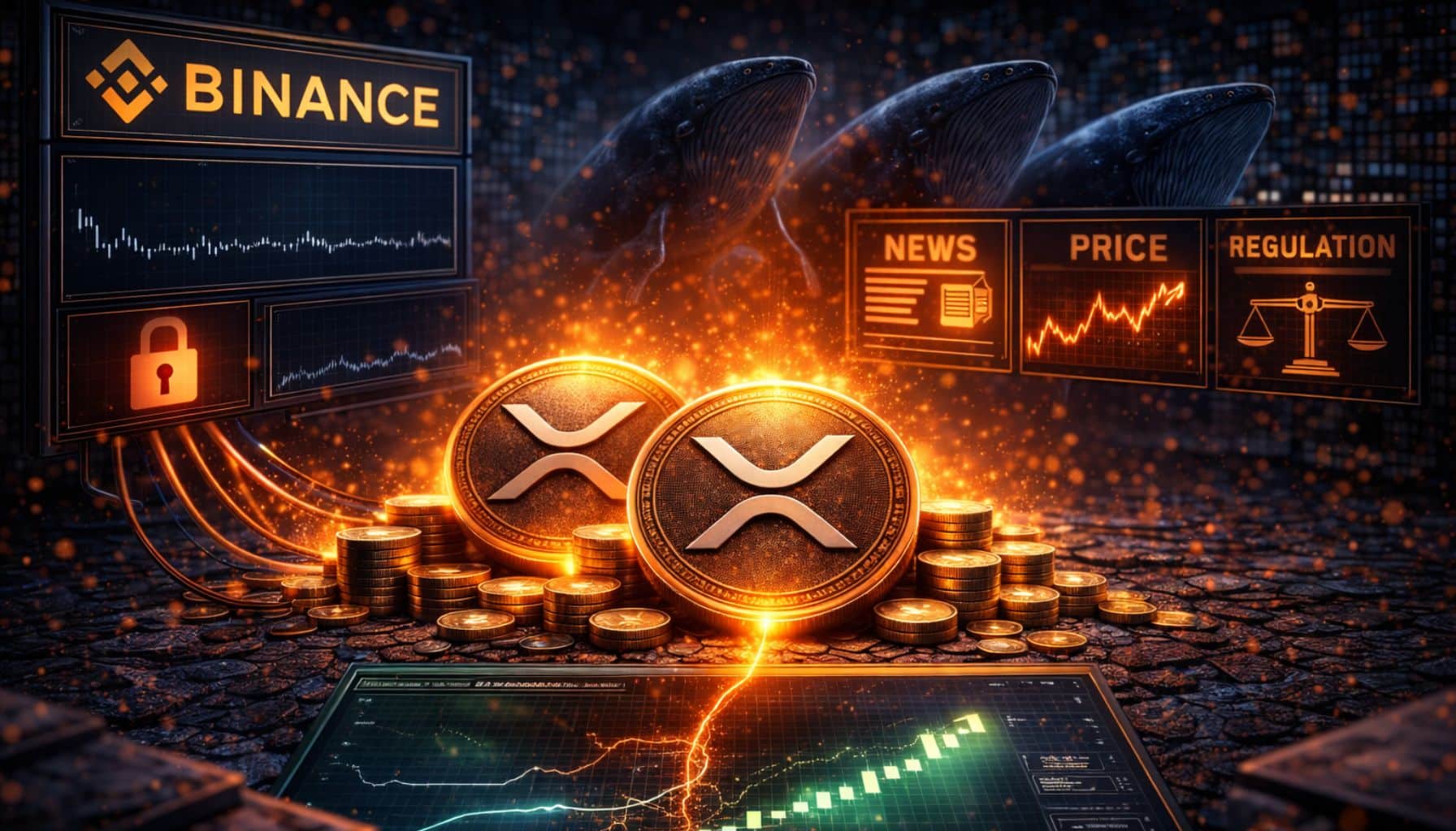 Les Baleines XRP Interrompent l’Envoi de Pièces vers Binance : Que Guettent-elles ?