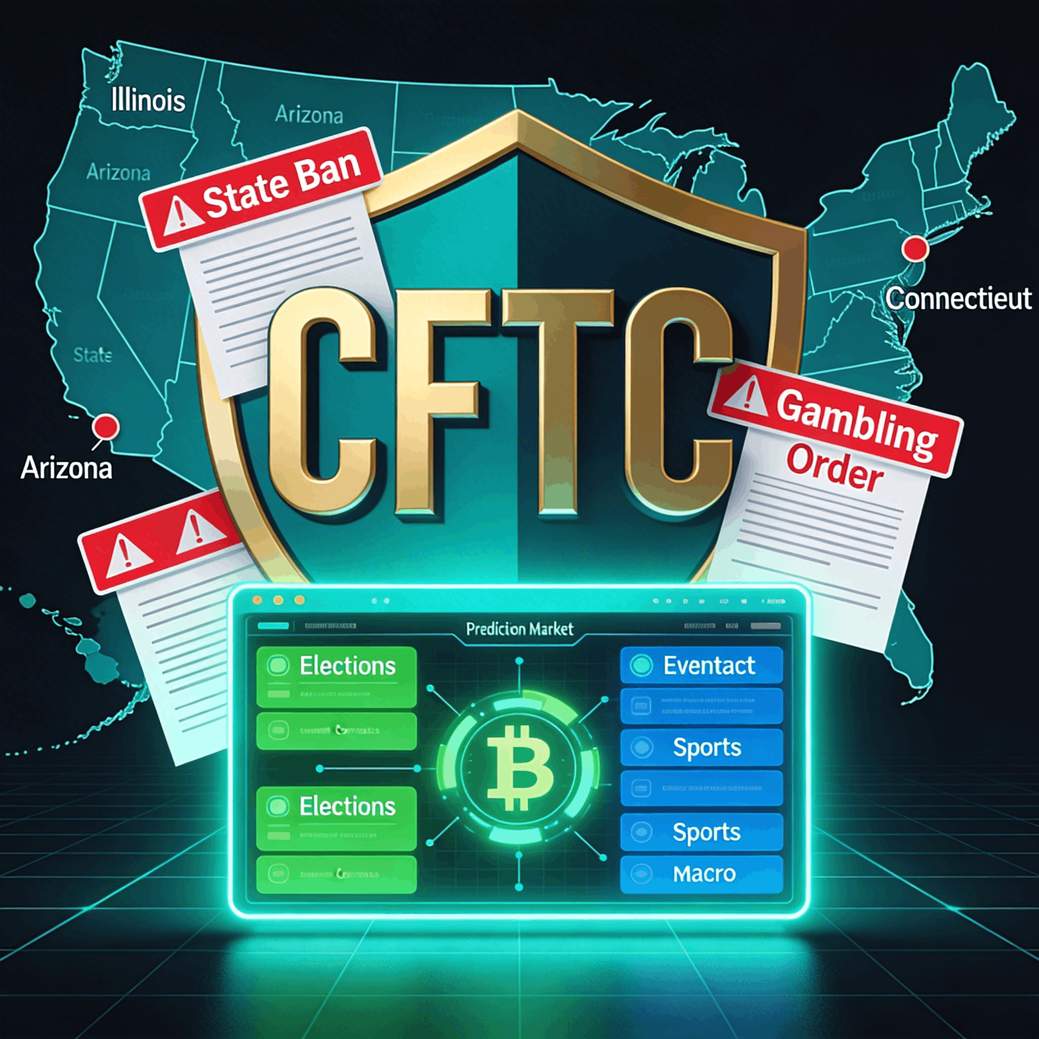 Les Marchés de Prédiction Crypto Sous Menace : Trois États S’attaquent aux Traders